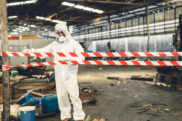 Professional Trauma Scene Cleanup technician working in O'Fallon, MO